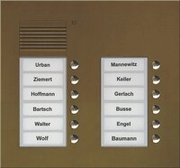 TCS T&uuml;r Control Audio Au&szlig;enstation PUK 12 PUK12/2-EB