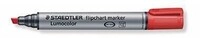 Staedtler Flipchartmarker Lumocolor 356 B-2 2-5mm Keilspitze rot 304214730