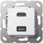 Gira UP Tragring HDMI und USB A 567803
