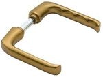 Hoppe T&uuml;rdr&uuml;ckerpaar London 113 Alu.F4 o.Rosetten 4-KT.8mm 6031041
