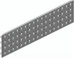 Alfer Element System Stahl-Lochplatte STA wei&szlig; L.800mm B.200mm 11400-00004