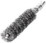 Lessmann Rohrb&uuml;rste L.115mm D.10mm Stahldraht gewellt Besatz-L.80mm 500310