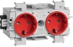 Tehalit Steckdose 2-fach rt GS2001 vrt GS20013020