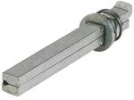 Hoppe VK Profilstift FEI-Spindel 4-KT.10x80mm Fe verz.geteilt 4578484