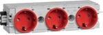 Tehalit Steckdose 3-fach rt GS3000 vrt GS30003020