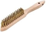 Lessmann Handb&uuml;rste L.290mm 0,35mm Messingdraht Besatz-L.140mm 4rhg.12 107641