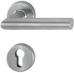 Hoppe Rosettenhalbgarnitur Ams.E1400Z/42/42S VA F69 4-KT.8mm f.Kombischutz