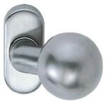 Fsb Feuerschutz-Profilt&uuml;r-Knopf 07 0846 Material Alu.0105 4-KT.M12mm fest