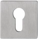 Hoppe Schl&uuml;sselrosetten-Paar E848NS VA F69 Schildst.2mm PZ quad. 3758061