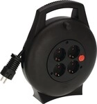 Brennenstuhl Kabelbox Vario Line VL2-X 4fach Kabel-L.10m schwarz Ku. IP20