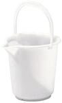 H&Uuml;nersdorff Eimer 10,5l HD-Polyethylen natur Kunststoffb&uuml;gel D.286mm H.283mm