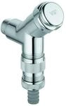 Grohe WAS-Anschlussventil 41015 DN15 Schr&auml;gsitz Design-Griff mit RV chrom