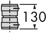 Vaillant Set3 flex, Abgas-System 303512