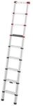Hailo Teleskop-Anlegeleiter Alu.9 Stufen max.Gesamtbelastung 150kg 7114091