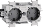 Tehalit Steckdose 2-fach gs GS2001 gsw GS20019011