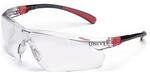 Univet Schutzbrille 506 UP EN 166,EN 170 B&uuml;gel schwarz/rot PC 506U030900