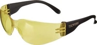 Tecwerk Schutzbrille Daylight Basic EN 166 B&uuml;gel schwarz,Scheibe gelb PC