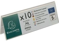 Exacompta Tischnamensschild 86358D PMMA 150x55mm 10St. 132005700
