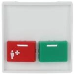 Busch-Jaeger Zentralscheibe studiowei&szlig; 2548-642 B-84 2CKA001724A4393