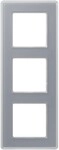 Jung Glasrahmen 3fach AV 583 GLM KG AV583GLMKG