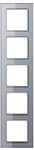 Jung Glasrahmen 5fach AC 585 GL KG AC585GLKG