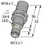 Turck Sensor BI5U-EM18-AN6X-H1141