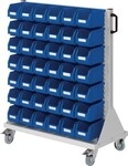 Rasterplan Rollwagen RasterMobil H1230xB1000xT500mm lichtgrau KastenxGr.42xGr.6