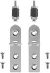 Duravit DU Scharnierpaar Urinaldeckel Fizz chrom 0061231000