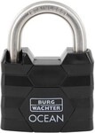 5 Stk. Burg-w&Auml;chter Zylindervorhangschloss 490 Ni 50 Schlossk&ouml;rper-B.50mm MS
