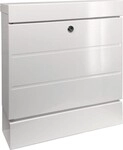 Burg-w&Auml;chter Briefkastenset NewYork 850 W H.405mm B.364mm T.110mm wei&szlig;
