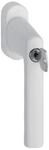 Hoppe Fenstergriff Hamburg 0700LS/U26 100NM Alu.F9016 verkehrswei&szlig; 32-42mm