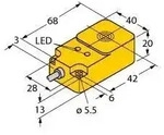 Turck Sensor NI25-Q20-AN6X2