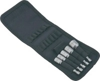 Tecwerk Steckschl&uuml;sselsortiment 5-tlg.SW 6/7/8/10/13mm Antr.1/4 Zoll 6KT E6,3