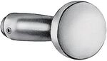 Amf T&uuml;rknopflochteil 478L LM F1/silberf.gekr.rd.60mm 15537