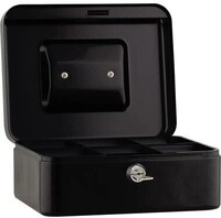 Neutralware Geldkassette 20x9x16cm 6F&auml;cher schwarz 178039190