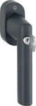 Hoppe Fenstergriff Ams.E0400S/US9056 100NM VA 32-42mm F9714M schwarz ma abschl.