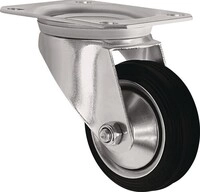 Tecwerk Lenkrolle D.160mm Trgf.135kg VG Platte L135xB110mm