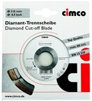 Cimco Werkzeuge Diamanttrennscheibe 208738