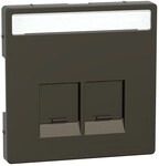 Merten Zentralplatte 2f.moccamet MEG4574-6052