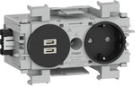 Tehalit Steckdose 1f. + USB C/C GS17019011