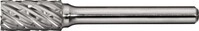 Tecwerk Fr&auml;sstift ZYA-S Special Steel D.6mm Kopf-L.16mm Schaft-D.6mm HM