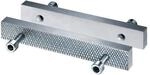 Heuer Schraubstockbacke Front Backen-B.160mm glatt/geriffelt 116 160