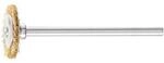 10 Stk. Pferd Tools Minirundb&uuml;rste RBU 1602/3 MES 0,10 D16xB2xL3mm MS PFERD