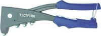 Tecwerk Handblindnietsetzger&auml;t L.255mm Arbeitsber.2,4-5mm m.&Ouml;ffnungsf.