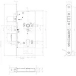 Assa Abloy effeff Mediator Schloss 609-902PZ-----1