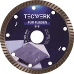 Tecwerk Diamanttrennscheibe FLIESEN PRO T D.115mm Bohr.22,23mm Seg.H.7mm