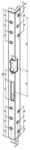 Assa Abloy Sicherh.-Winkelschlie&szlig;bl.312 L.500mm S.3mm STA geschliffen verz.DIN