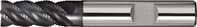 Tecwerk Schaftfr&auml;ser DIN 6527L Typ NR-UNI D.8mm Einsatz-L.25mm VHM TiAlN HB Z.4