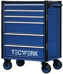 Tecwerk Werkzeugwagen TREND 2.0 B745xT475xH950mm 300kg 6 Schubl.152-tlg.Stahlbl.