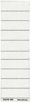 Leitz Beschriftungsschild 19010001 blanko 4zeilig wei&szlig; 100 St./Pack. 122045501